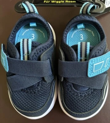 Zapatos de atletismo talla 3 Athletic Works bebés/niños pequeños azul marino nuevos con etiqueta Foto 1 de 4