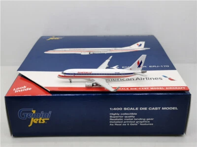GeminiJets PARA American Eagle Airlines Para EMBRAER ERJ-170 N760MQ Modelo 1/400 Foto 1 de 4