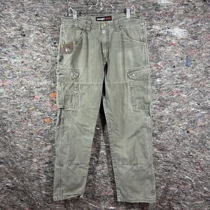 Wrangler RIGGS Abbigliamento da Lavoro Pantaloni Ripstop Uomo 35x32 103W060LD Carpenter Ranger - Foto 1 di 19