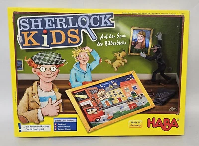 HABA 4894 Gedächtnisspiel Sherlock Kids Auf der Spur des Bilderdiebs TOP ZUSTAND - Bild 1 von 4