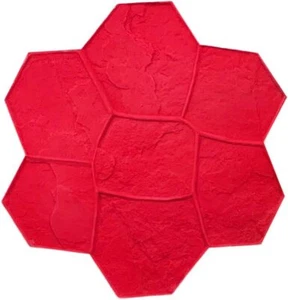 Original Zufallsstein | Betonstempel einzeln von Walttools (starr/rot) - Bild 1 von 6