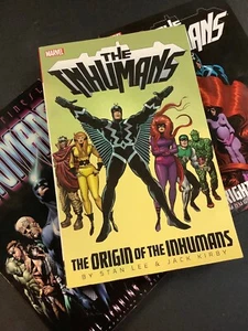 INHUMANS 3 VOLUME Comic Book TRADE PAPERBACK LOT STAN LEE JACK KIRBY ORIGIN JAE - Picture 1 of 10