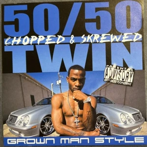 CD, 2004 - 50/50 Twin - Grown Man Style - Chopped & Skrewed - Very Good! - Picture 1 of 3