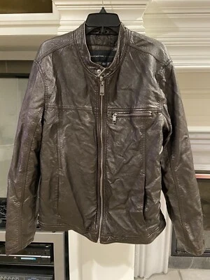 Marc New York Andrew Marc Mens Brown Motorcycle Jacket Vintage EUC! - Image 1 of 4