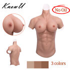 KnowU Oil-free Realistic Silicone Breasts with Strong Abs For Transgender F Cup