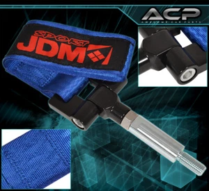Jdm Sport 4000Lbs Screw On Tow Hook Strap Adapter For Nissan 370Z 2008+ - Blue - Picture 1 of 3