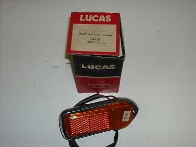 Lucas Front Side Marker Lamp, PT# 54920, NOS, MG, RH - Image 1 of 4