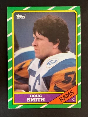 Doug Smith 1986 Topps Football Card #83 - Los Angles Rams Pro Bowl Center - Image 1 of 2