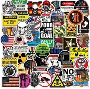 UK Seller 105Pc Cartoon Vinyl Decal Graffiti Stickers Bomb Skate Laptop Guitar - Picture 1 of 12