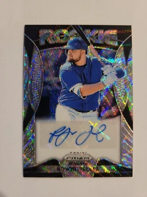 Rowdy Tellez 2019 Panini Prizm Silver Wave RC Auto /60 - Image 1 of 2