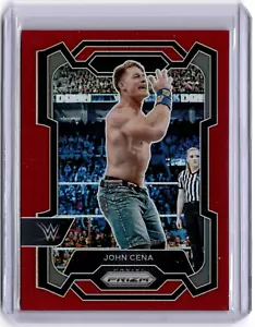 John Cena 2024 Panini Prizm WWE Red Prizm #156 WWE Legends #157/299 - Foto 1 di 2