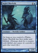 Magic the Gathering MTG Sejiri Merfolk (36) Worldwake   LP