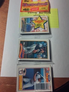 1989 Topps Baseball Sealed Rack Pack 43 Cards Rickey Henderson On Top - Picture 1 of 9
