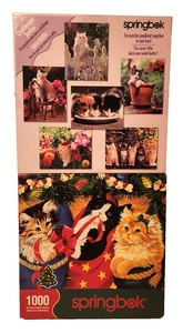 MAKE OFFER Springbok Cat Puzzles (3) Challenger Series Foil Stocking Surprise - Picture 1 of 3