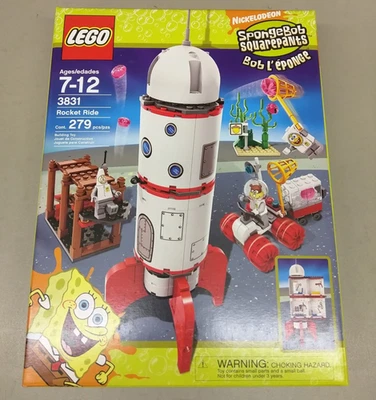 LEGO SpongeBob SquarePants 3831 Rocket Ride NEW! Sandy Cheeks Bridge Moon Buggy - Image 1 of 4