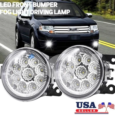H11 PAIR LED Bumper Fog Light Driving Lamp For Ford Taurus X 2008-2009 Foto 1 de 4