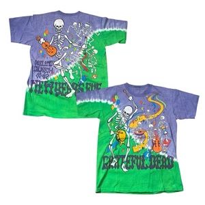 Vintage 1991-1992 Grateful Dead New Years Eve Oakland Coliseum Shirt Liquid Blue - Bild 1 von 8