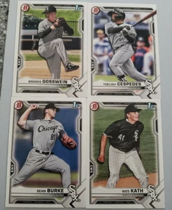 2021 Bowman Draft MLB CHICAGO WHITE SOX Team Set... - Picture 1 of 2