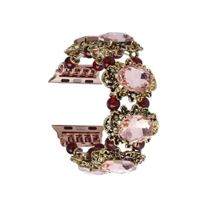 Band Precious Stones Bracelet for Apple Watch 9 8 7 6 5 SE Ultra 2 44/41/45/49mm - Picture 1 of 13