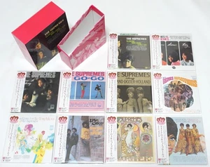 Diana Ross & The Supremes - Mini LP CD 10 Titles Set + Promo Box Paper Sleeve JP - Picture 1 of 18