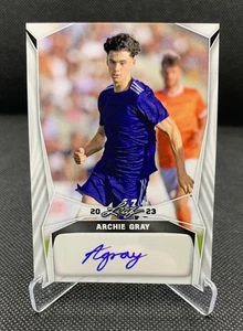 Archie Gray Auto 2023 Leaf Trading Cards BA-AG3 Tottenham Hotspur - Picture 1 of 2