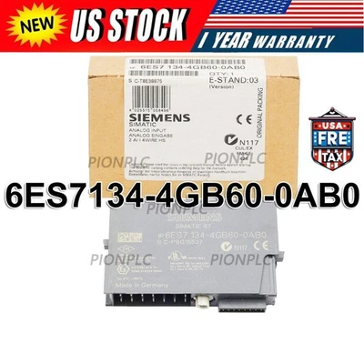 New Siemens 6ES7134-4GB60-0AB0 6ES7 134-4GB60-0AB0 SIMATIC DP ELECTRONIC MODULE - Image 1 of 4