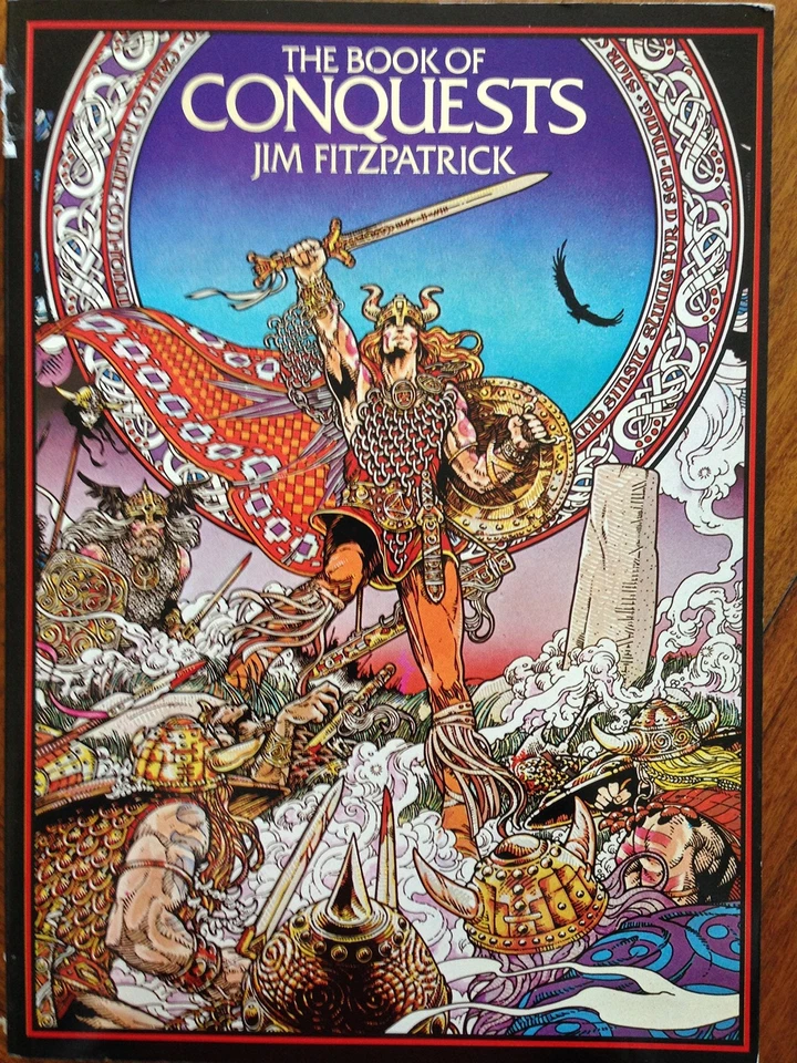 The Book Of Conquests Illustrated Jim Fitzpatrick Paper Tiger First Edition ... - Image 1 of 1