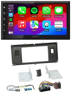 Kenwood MP3 USB DAB 2DIN Bluetooth Autoradio für Land Rover Evoque Blindstopfen - Bild 1 von 4