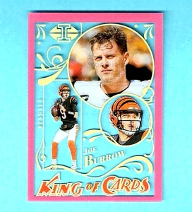 Joe Burrow 2022 Illusions King of Cards #KC5 Bengals #d/399 B572 - Imagen 1 de 2