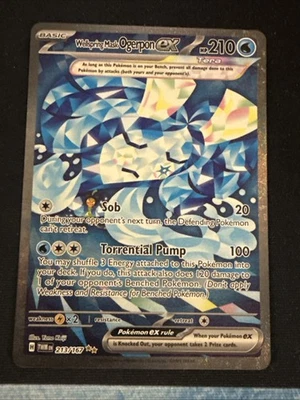 Wellspring Mask Ogerpon EX Twilight Masquerade Pokemon TCG Card 213/167 - Image 1 of 4