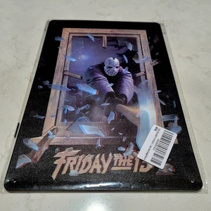 Friday the 13th Part III 3 8x12 Metal Movie Poster Sign Jason Voorhees Horror - Picture 1 of 2
