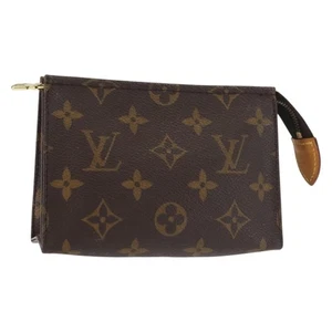 LOUIS VUITTON Monogram Poche Toilette 15 Pouch M47546 LV Auth 144339 - Picture 1 of 17