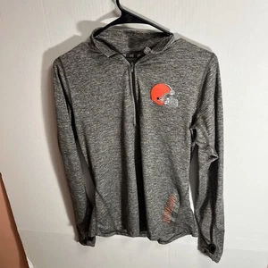 Cleveland Browns Nike Dri Fit Quarter Zip Pullover Women’s Medium  - Picture 1 of 10
