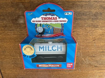 Bandai 1996 Curva de Aprendizaje Tren Thomas de Madera ¡Tanque de Leche Alemán! ¡NUEVO! Foto 1 de 2