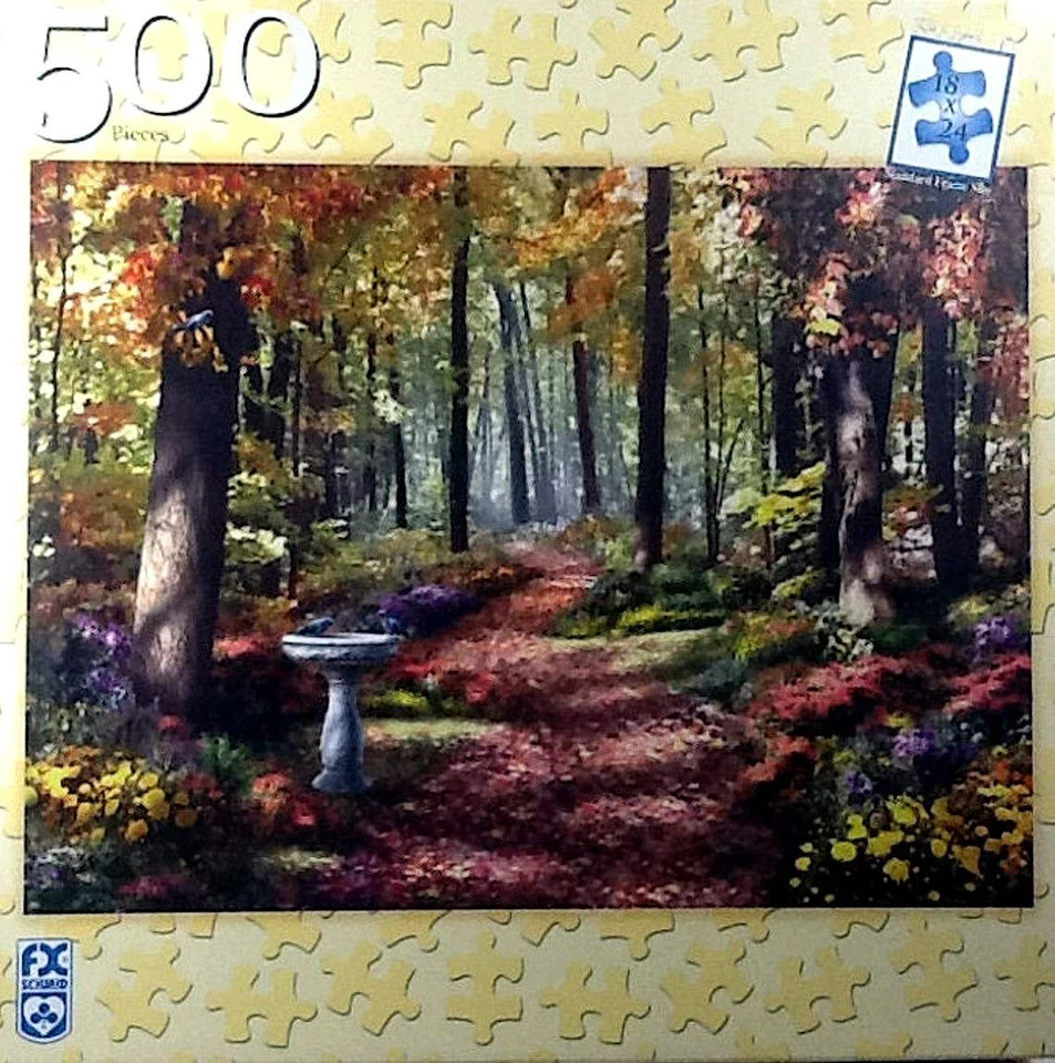 A Path In The Forest Alan Giana 500 pc 18" X 24" F.X. Schmid France Puzzle - Image 1 of 1
