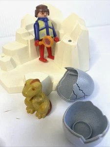 Play Mobil 3193 Baby Dinosaur with Egg Expedition Arctic Ice Cap Parts Only 2004 - Picture 1 of 11