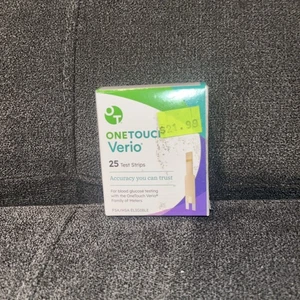 OneTouch Ultra Blue Diabetic Test Strips, 25 Count - Exp 10/31/25 - Picture 1 of 1