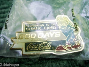COCA COLA - OLYMPIC PIN - ATLANTA 1996 - 900 DAYS - - Bild 1 von 2