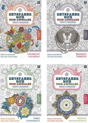 4 Stück malbuch für erwachsene mandala B5 120g/m² 32 Seiten - Bild 1 von 2