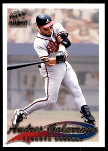 1999 PACIFIC PARAMOUNT RED #21 ANDRES GALARRAGA ATLANTA BRAVES