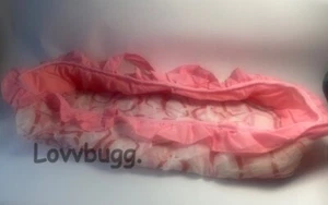 Letto da trasporto rosa per bambino piccolo fino a 16" accessorio bambola FACILE SPEDIZIONE AGGIUNGE! LovvU - Foto 1 di 22