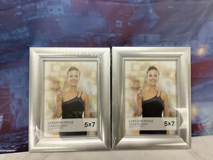 Brand New -- Photo Frame - Picture Frame Silver Color Poster Frames - 5"X7" - Picture 1 of 7