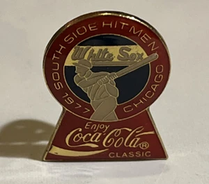 Pin conmemorativo de Coca Cola ~ Medias Blancas de Chicago ~ 1977 Southside Hitman ~ MLB - Imagen 1 de 5