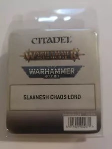 Figura de Metal Games Workshop Warhammer Slaanesh Chaos Lord Fantasy AoS Nueva Fuera de Uso GW - Imagen 1 de 2
