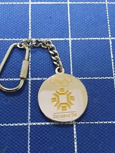 Key chain ring holder WINTER OLYMPIC games Sarajevo 1984 84 Olympics Yugoslavia - Picture 1 of 2