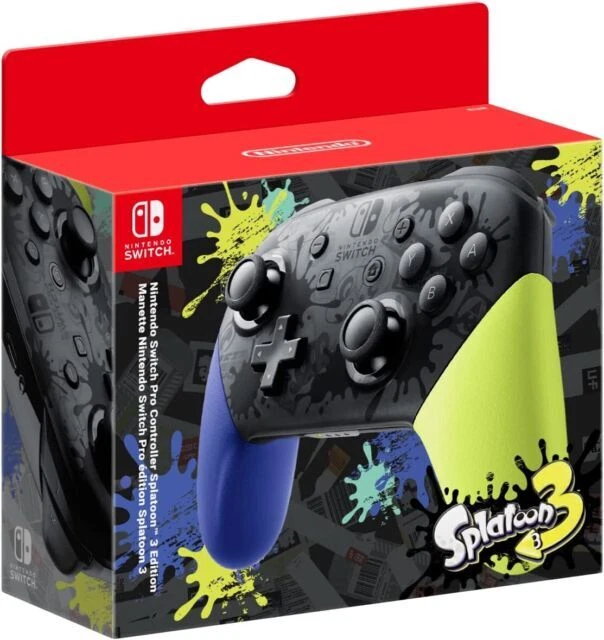 Nintendo Switch Pro Splatoon 3 Edition Controller - Blu/Giallo
