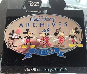 D23 Walt Disney Archives Est. 1970 Mickey Mouse Through the Years Sorcerer's - Picture 1 of 1