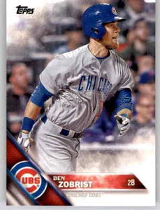 Topps Series 2 2016 Ben Zobrist tarjeta base MLB PWE conjunto Break Cubs #447 - Imagen 1 de 2