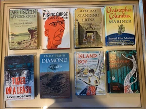 Lot of 8 Antique/Vintage/Classic HC Novels with DJ, 1940's- 1960's Great Titles! - Picture 1 of 4