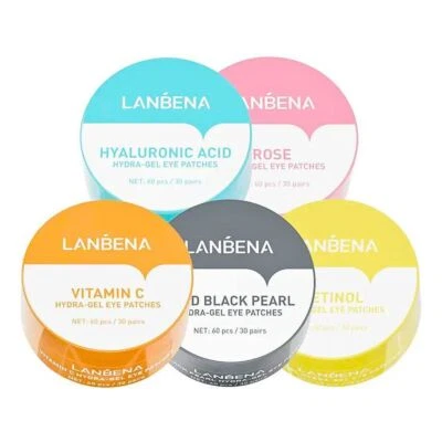 Under Eye Hydrogel Vit C, Hyaluronic & Retinol Mask Patches Dark Circle Wrinkles - Image 1 of 4